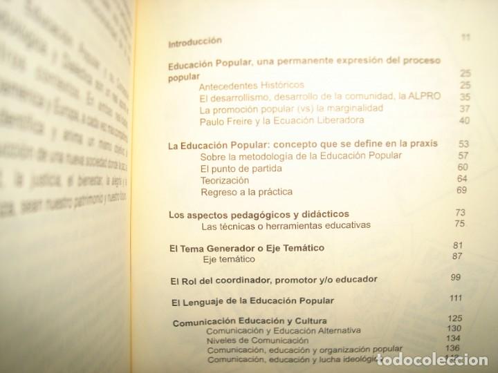 Libros de segunda mano: 31- EDUCAR PARA TRANSFORMAR, TRANSFORMAR PARA EDUCAR - CARLOS NU&Ntilde;EZ H. - Foto 4