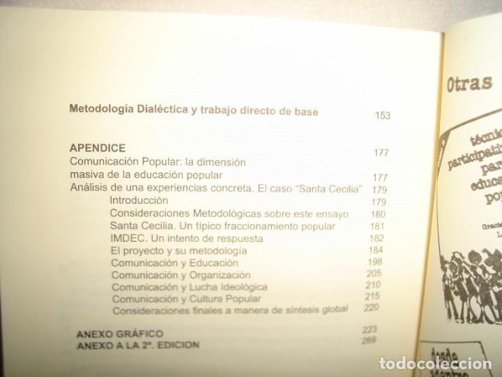 Libros de segunda mano: 31- EDUCAR PARA TRANSFORMAR, TRANSFORMAR PARA EDUCAR - CARLOS NU&Ntilde;EZ H. - Foto 5