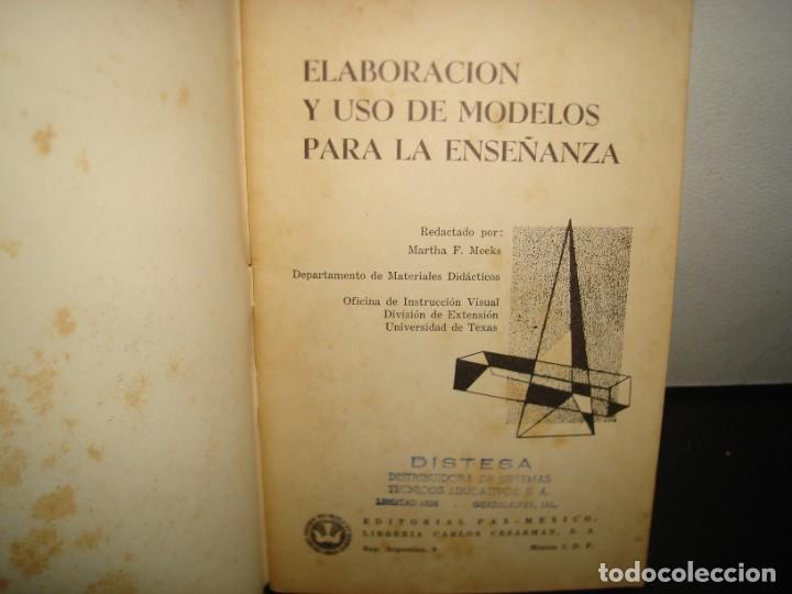 Libros de segunda mano: 38- ELABORACI&Oacute;N Y USO DE MODELOS PARA LA ENSE&Ntilde;ANZA - Foto 3