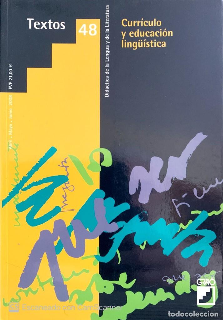 Libros de segunda mano: CURR&Iacute;CULO Y EDUCACI&Oacute;N LING&Uuml;&Iacute;STICA - Foto 1