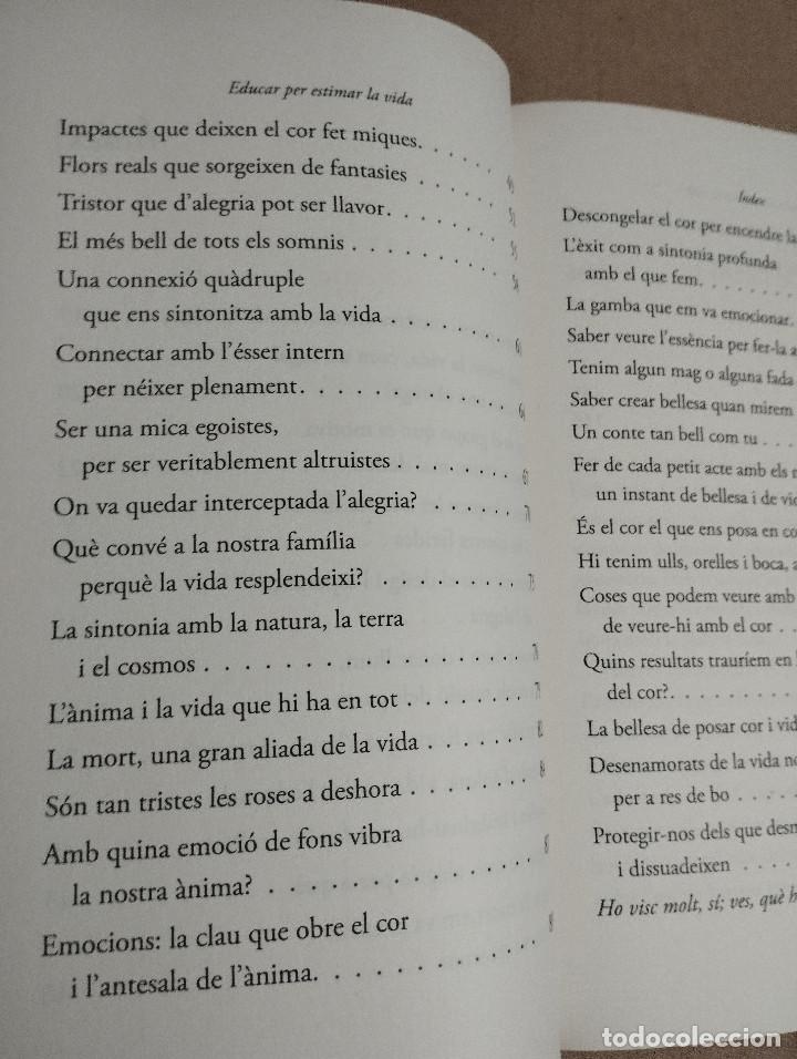 Libros de segunda mano: EDUCAR PER ESTIMAR LA VIDA (EVA BACH) - Foto 4