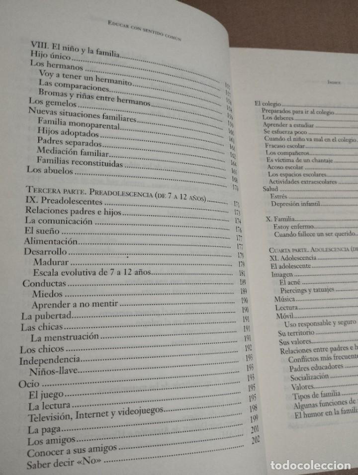 Libros de segunda mano: EDUCAR CON SENTIDO COM&Uacute;N (JAVIER URRA) - Foto 8