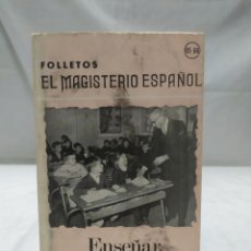 Libros de segunda mano: ENSEÑAR, TAREA DIFÍCIL (VOLUMEN I). EDITORIAL MAGISTERIO ESPAÑOL. Lote 363987261