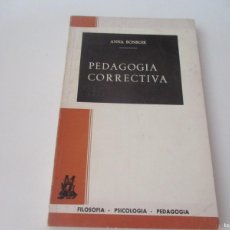 Libros de segunda mano: ANNA BONBOIR PEDAGOGÍA CORRECTIVA W14937. Lote 366791301