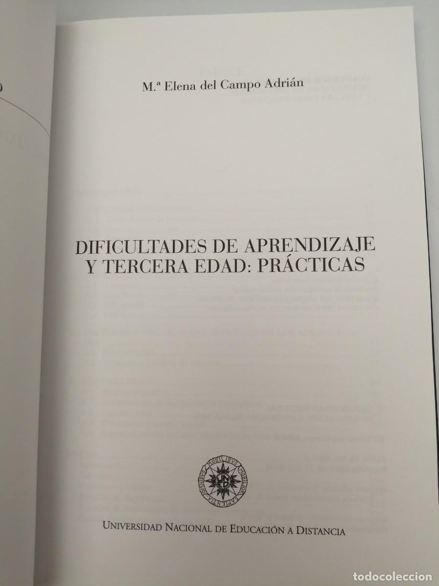 Libros de segunda mano: DIFICULTADES DE APRENDIZAJE EN LA TERCERA EDAD: PR&Aacute;CTICAS - Foto 3
