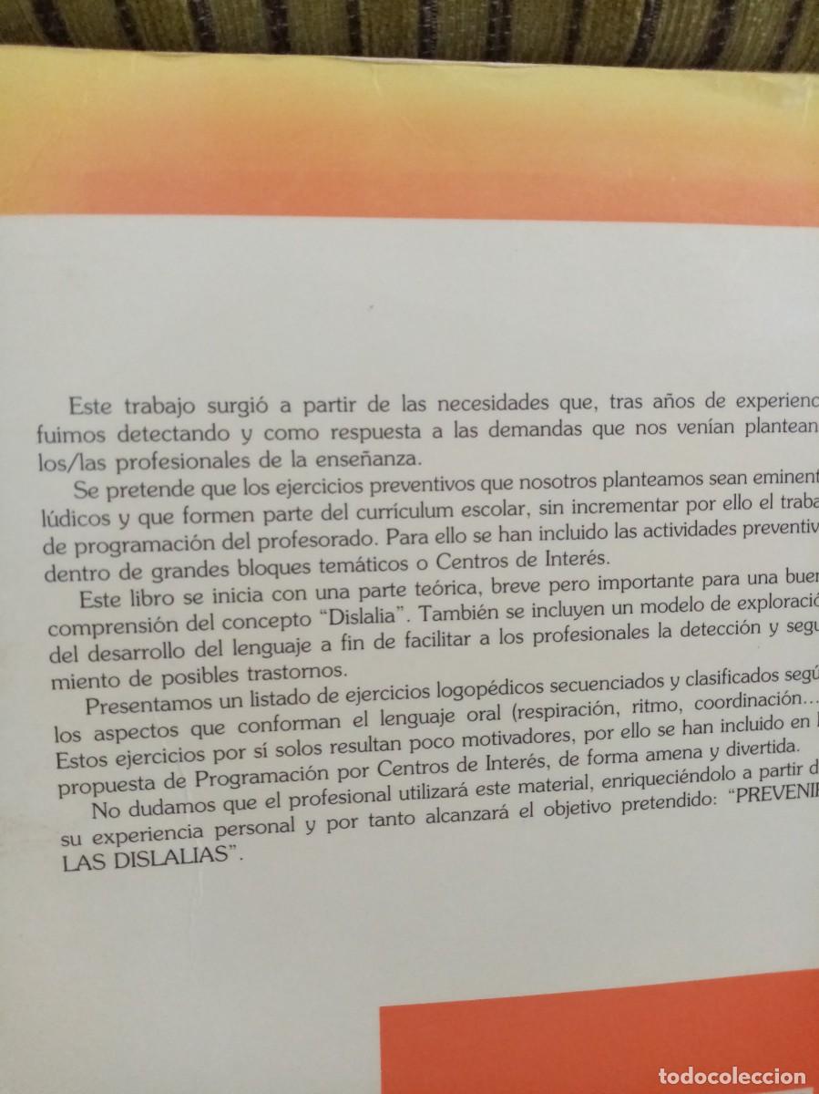 Libros de segunda mano: PREVENCI&Oacute;N DE LAS DISLALIAS - Foto 4