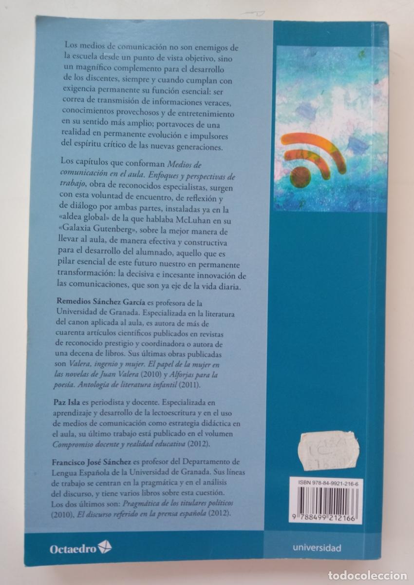 Libros de segunda mano: MEDIOS DE COMUNICACI&Oacute;N EN EL AULA - Foto 2