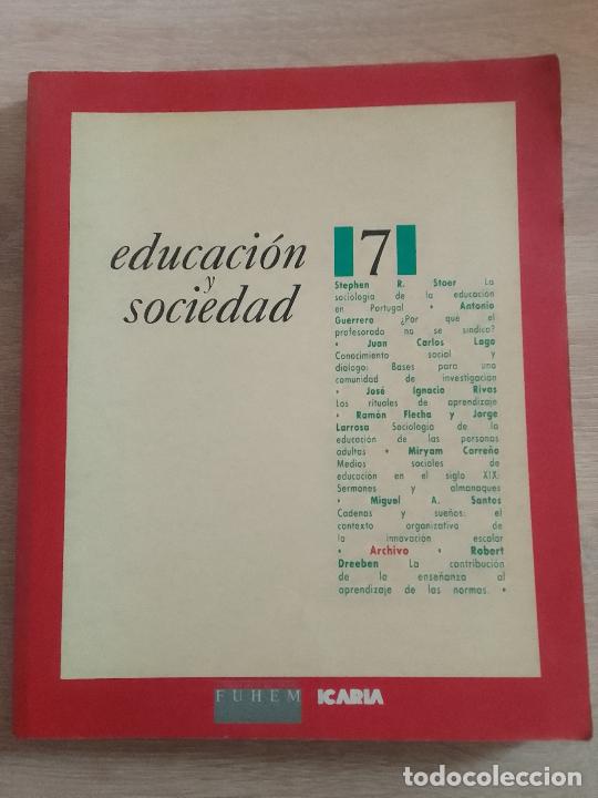 Libros de segunda mano: VV.AA.: Educaci&oacute;n y sociedad n&ordm; 7 (1990) (Fuhem)