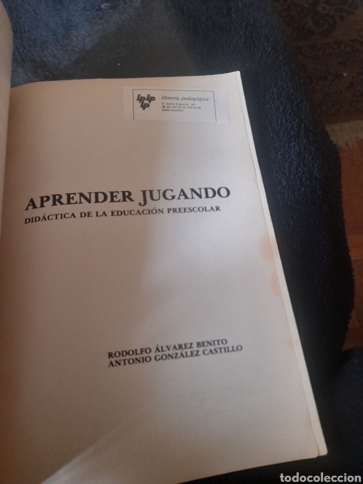 Libros de segunda mano: Aprender jugando, Did&aacute;ctica de la Educaci&oacute;n Preescolar de 1983 - Foto 3