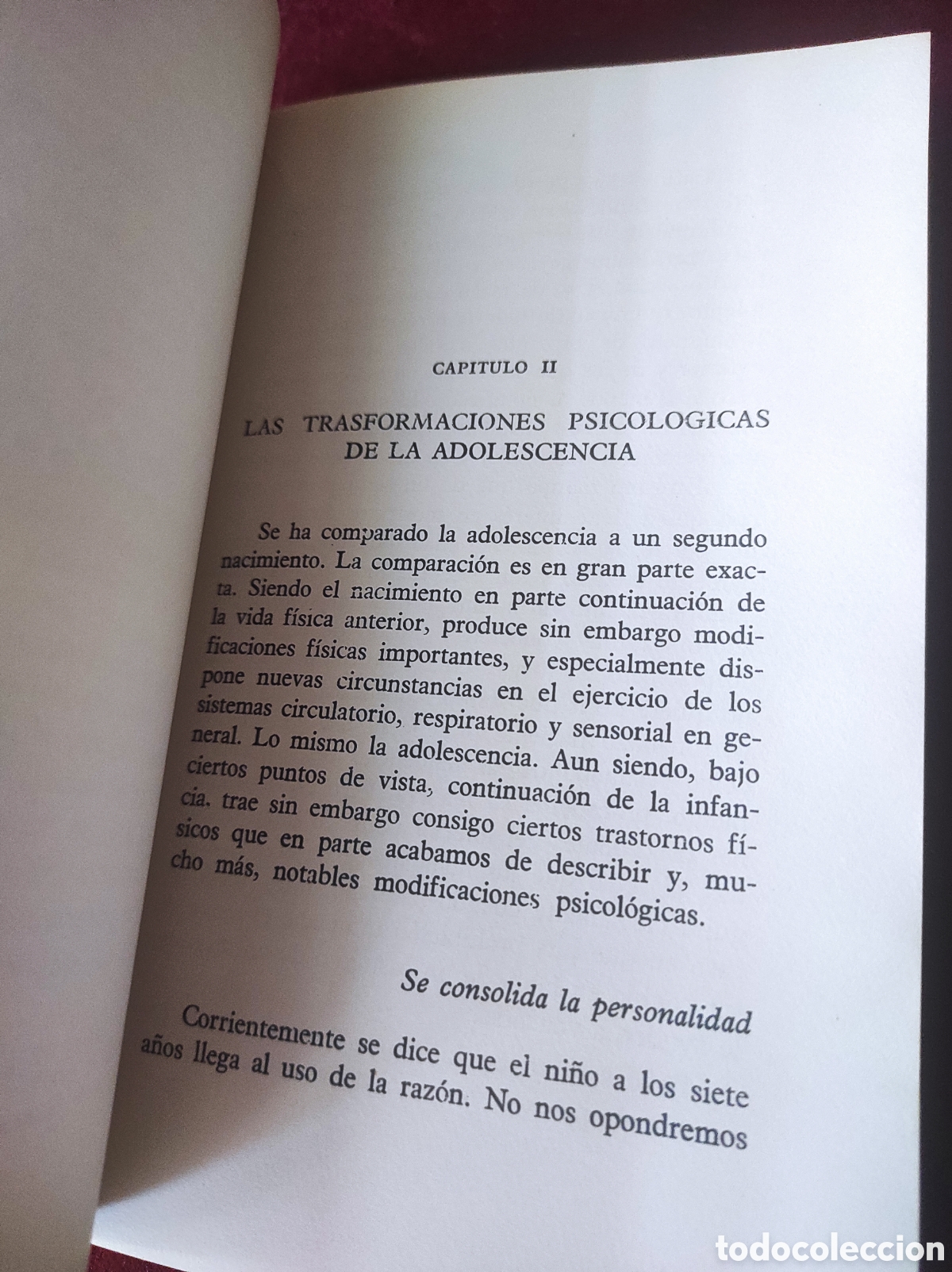 Libros de segunda mano: PSICOLOGIA DE LOS ADOLESCENTES , DESCLEE DE BROUWER 1966 - Foto 4
