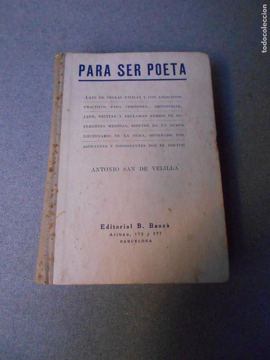 Libros de segunda mano: PARA SER POETA - Foto 1
