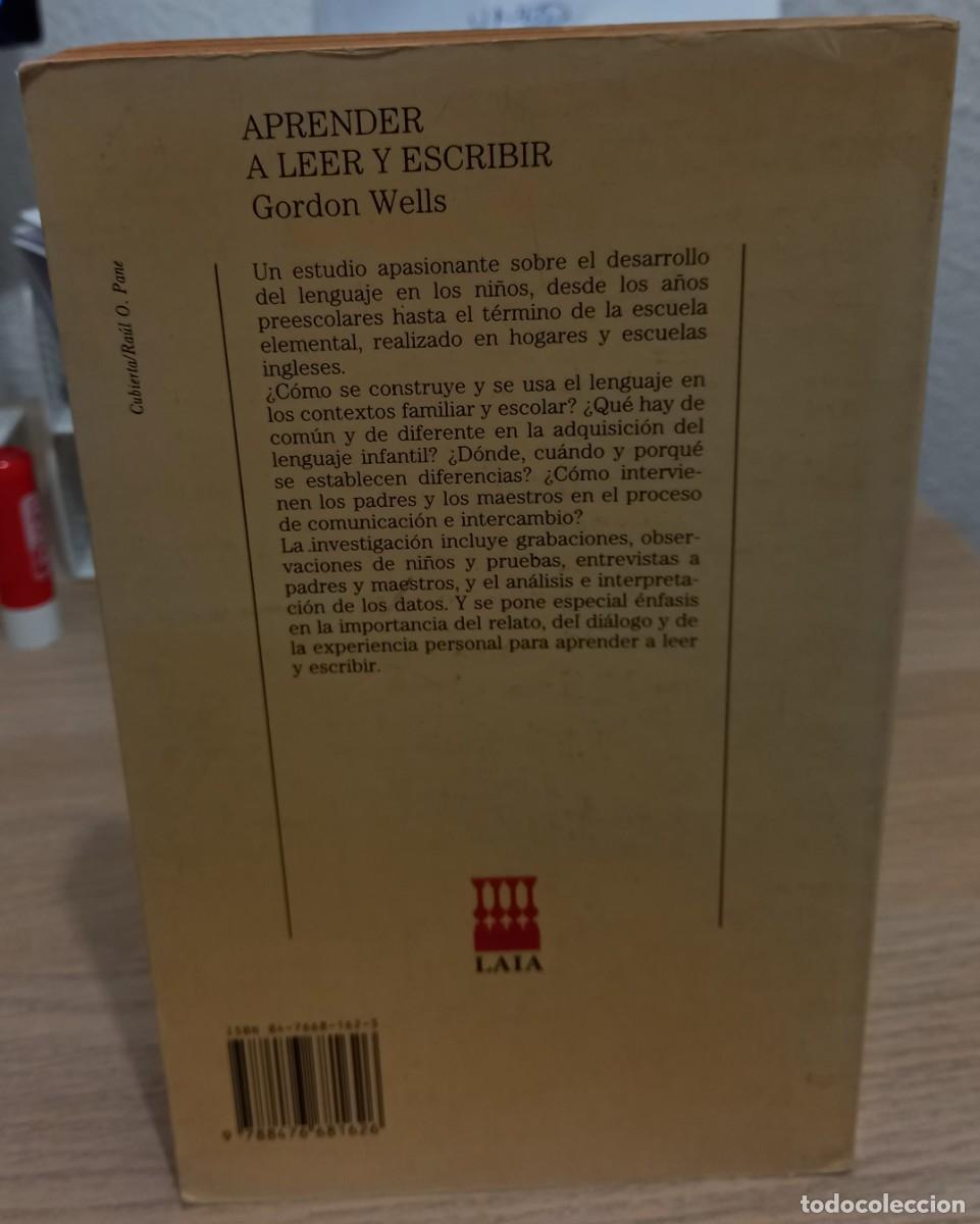 Libros de segunda mano: APRENDER A LEER Y ESCRIBIR - WELLS, GORDON - Foto 2