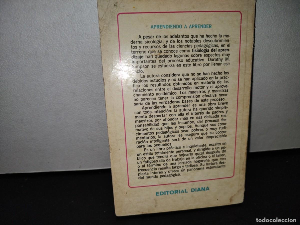 Libros de segunda mano: 55- APRENDIENDO A APRENDER - DOROTHY M. SIMPSON - Foto 3