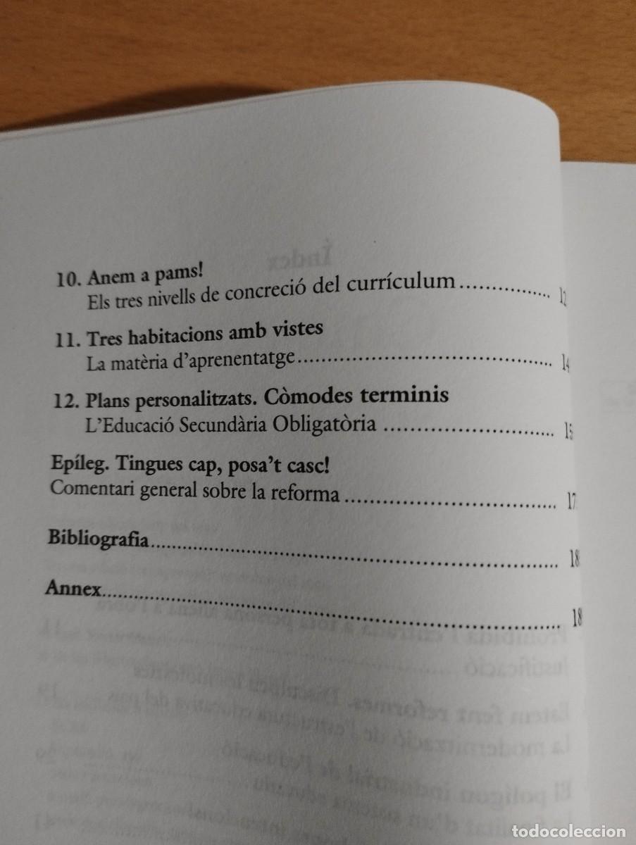 Libros de segunda mano: CINC C&Egrave;NTIMS SOBRE LA REFORMA EDUCATIVA (XAVIER BLANCH) - Foto 4