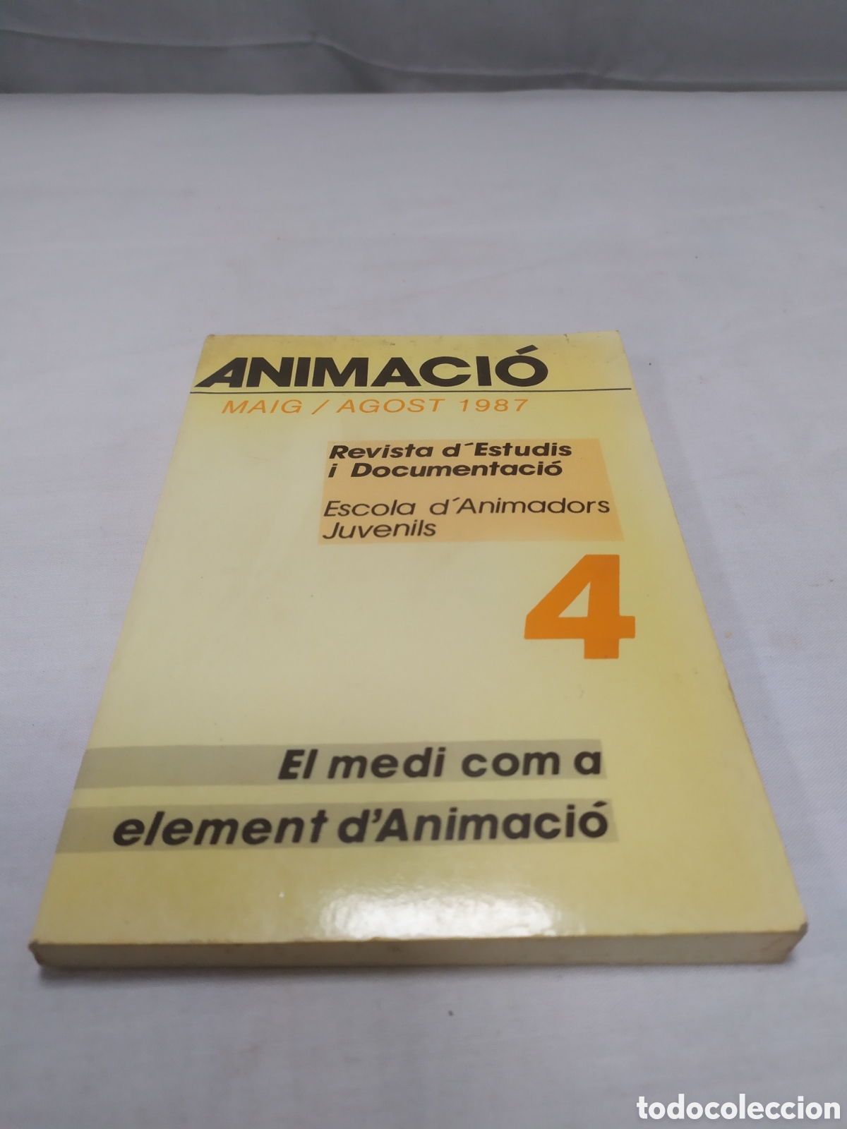 Libros de segunda mano: Animaci&oacute;. El medi com a element dAnimaci&oacute;, 1986 - Foto 1