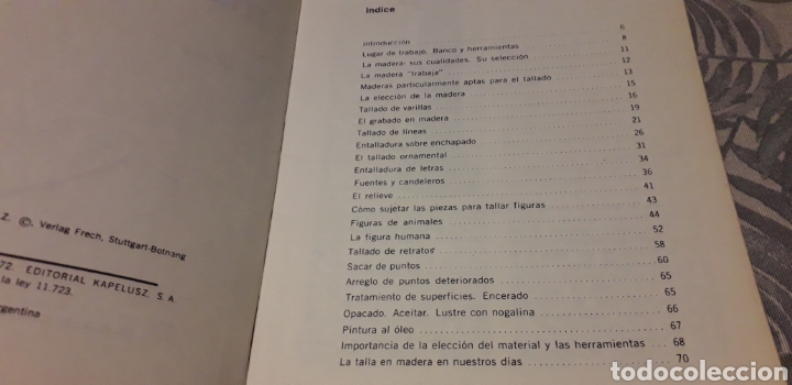 Libros de segunda mano: TALLADO EN MADERA, H. HOPPE, - Foto 2