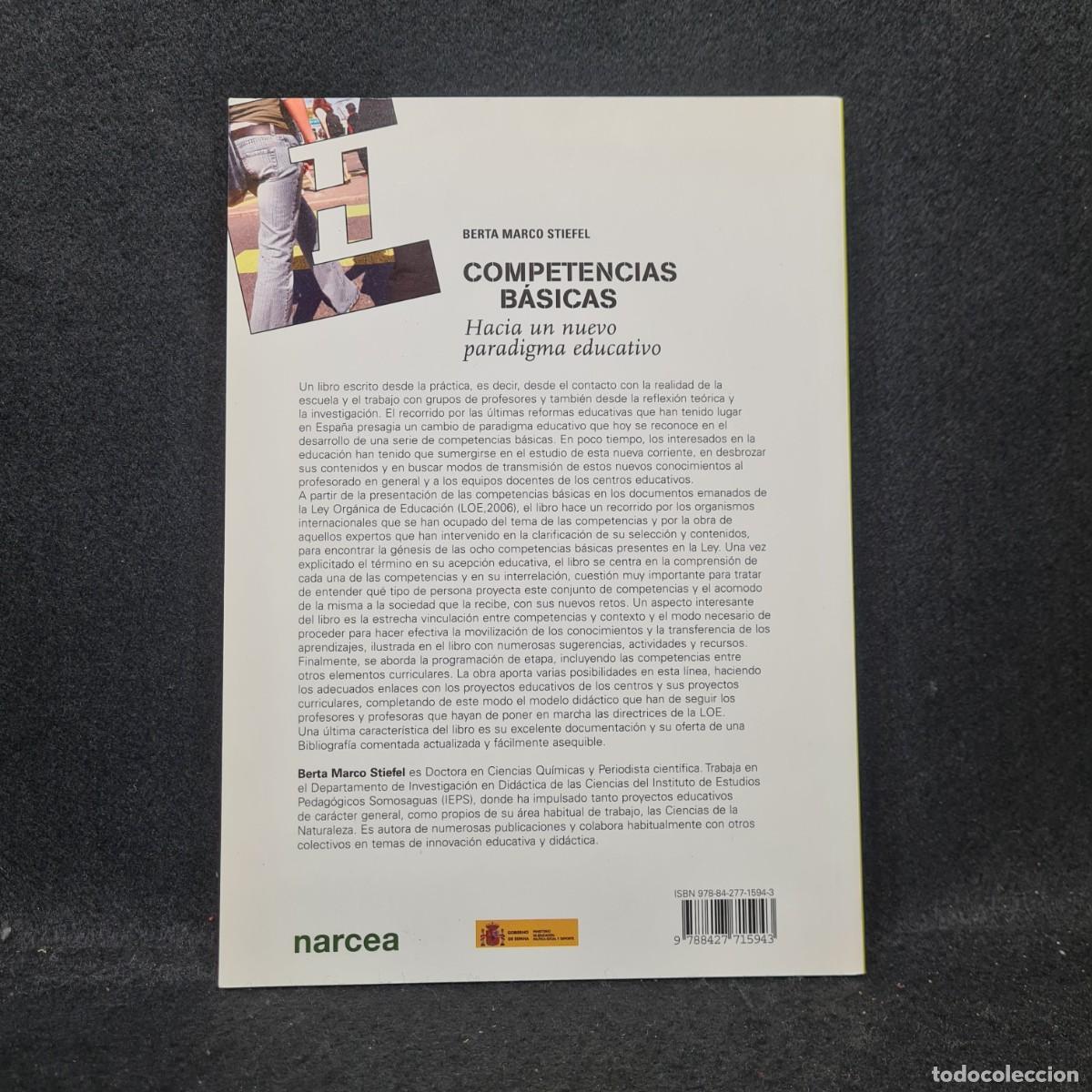 Libros de segunda mano: COMPETENCIAS B&Aacute;SICAS - BERTA MARCO STIEFFEL - NARCEA - / 20.887 - Foto 2