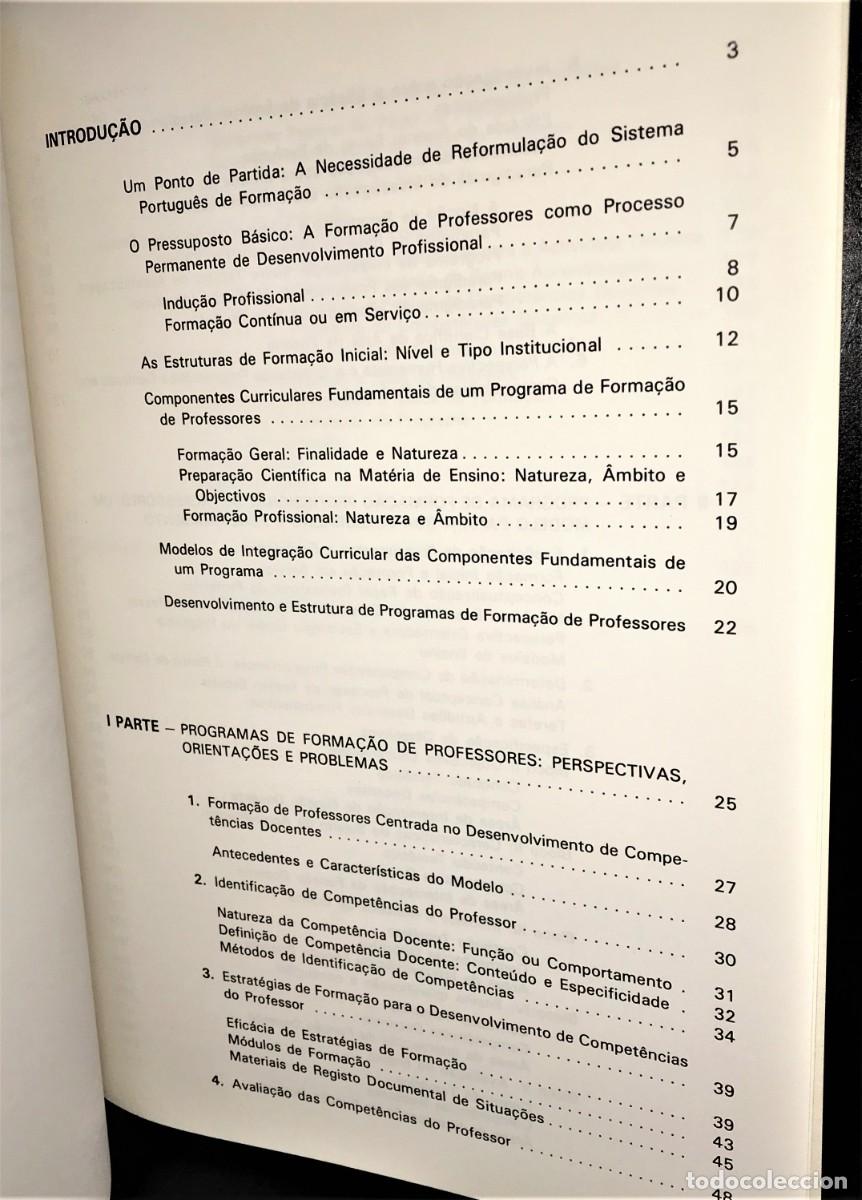 Libros de segunda mano: Formar Professores de Ant&oacute;nio Carrilho Ribeiro - Foto 3