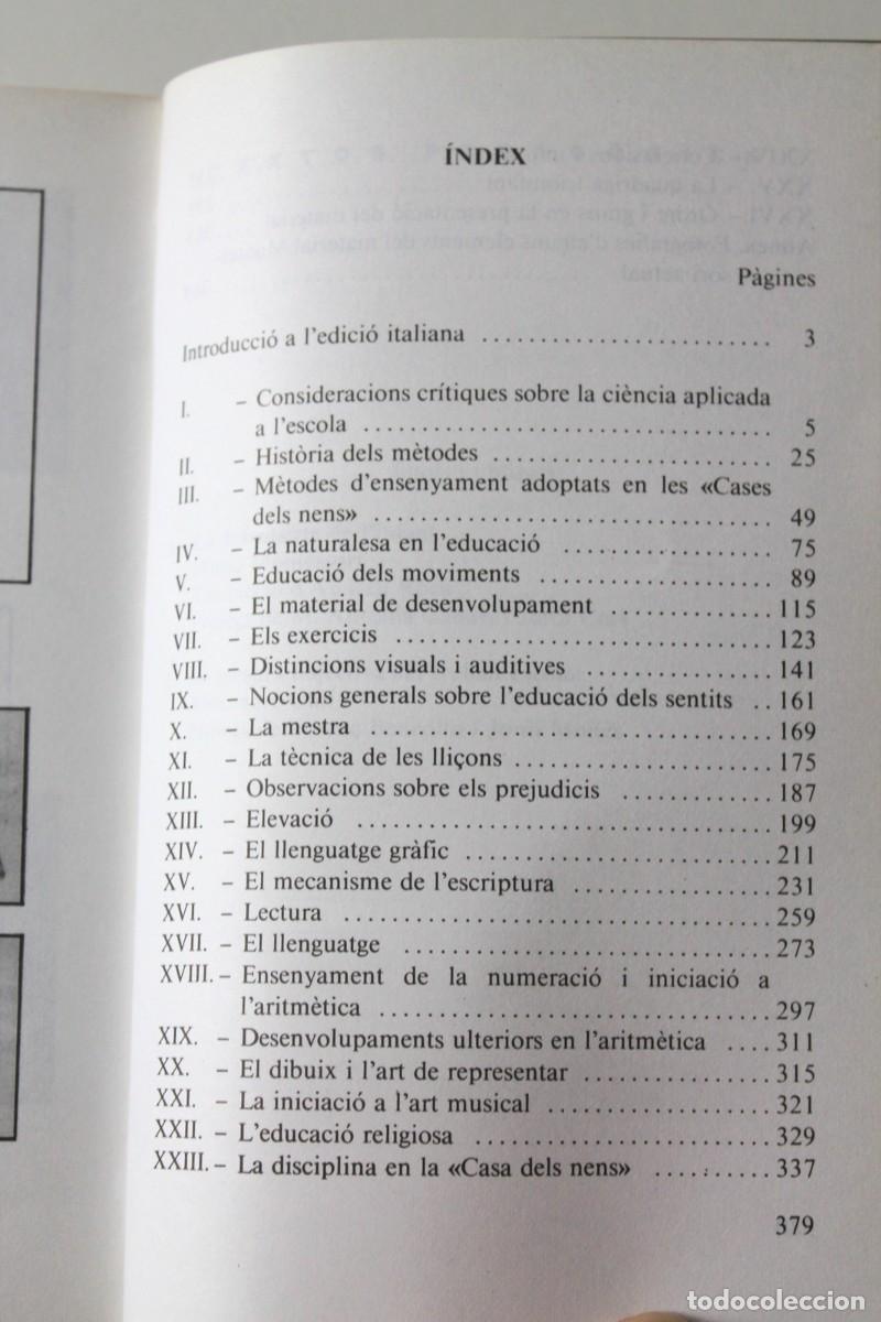 Libros de segunda mano: Maria Montessori - La descoberta de linfant - Eumo - Foto 4