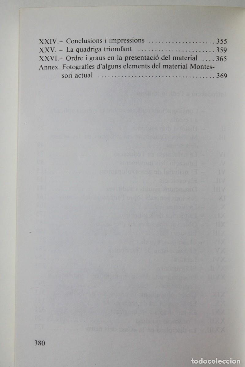 Libros de segunda mano: Maria Montessori - La descoberta de linfant - Eumo - Foto 5