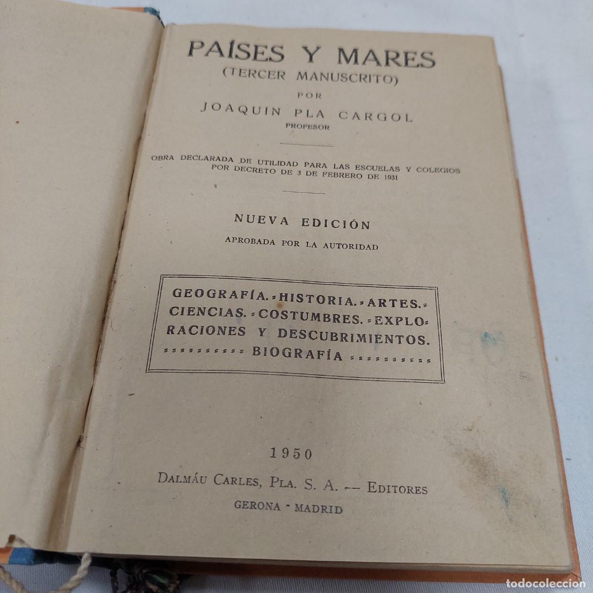 Libros de segunda mano: Pa&iacute;ses y Mares 1950 - Foto 4