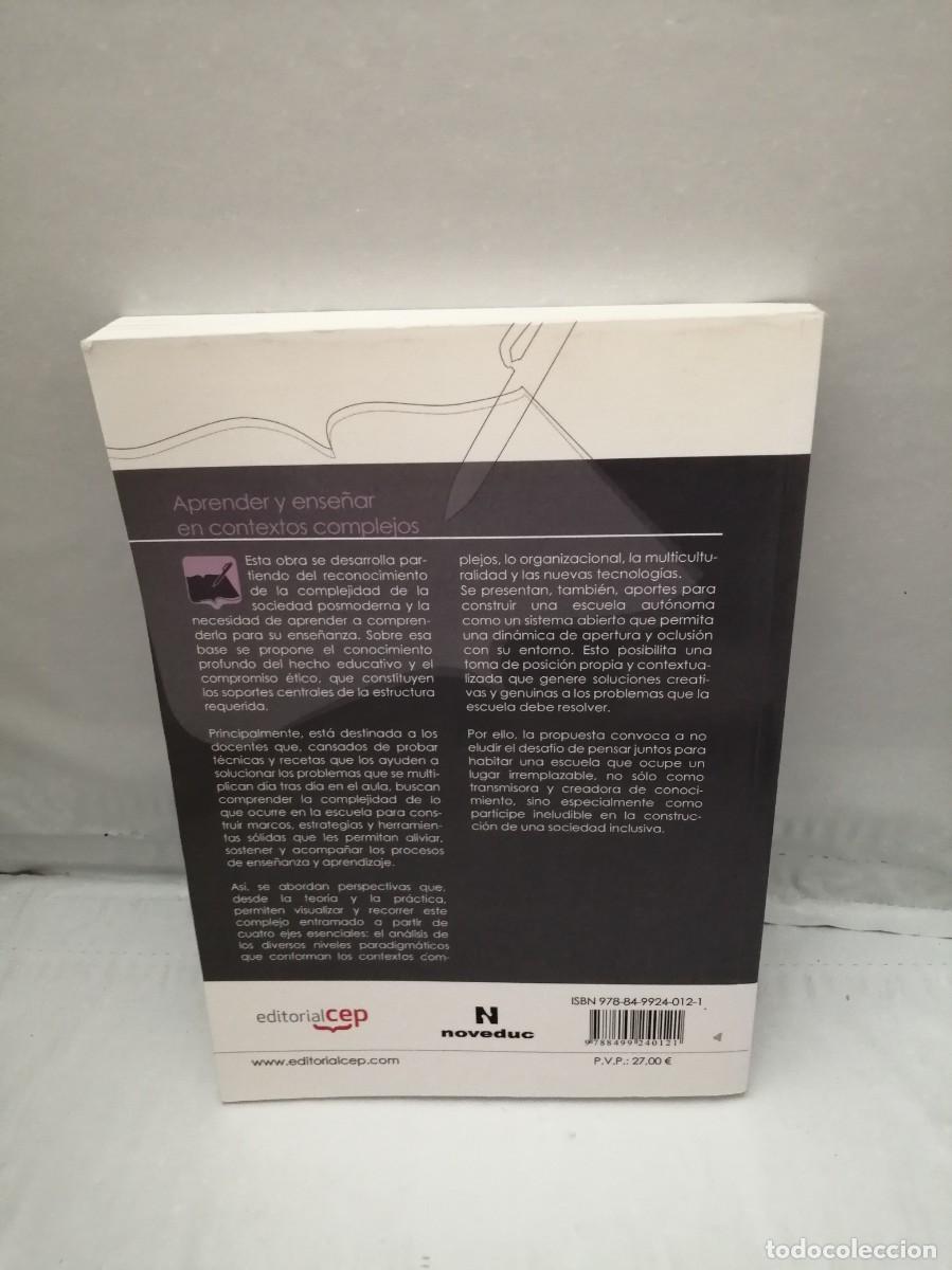 Libros de segunda mano: Aprender y ense&ntilde;ar en contextos complejos (CONTIENE SUBRAYADOS A L&Aacute;PIZ) - Foto 2