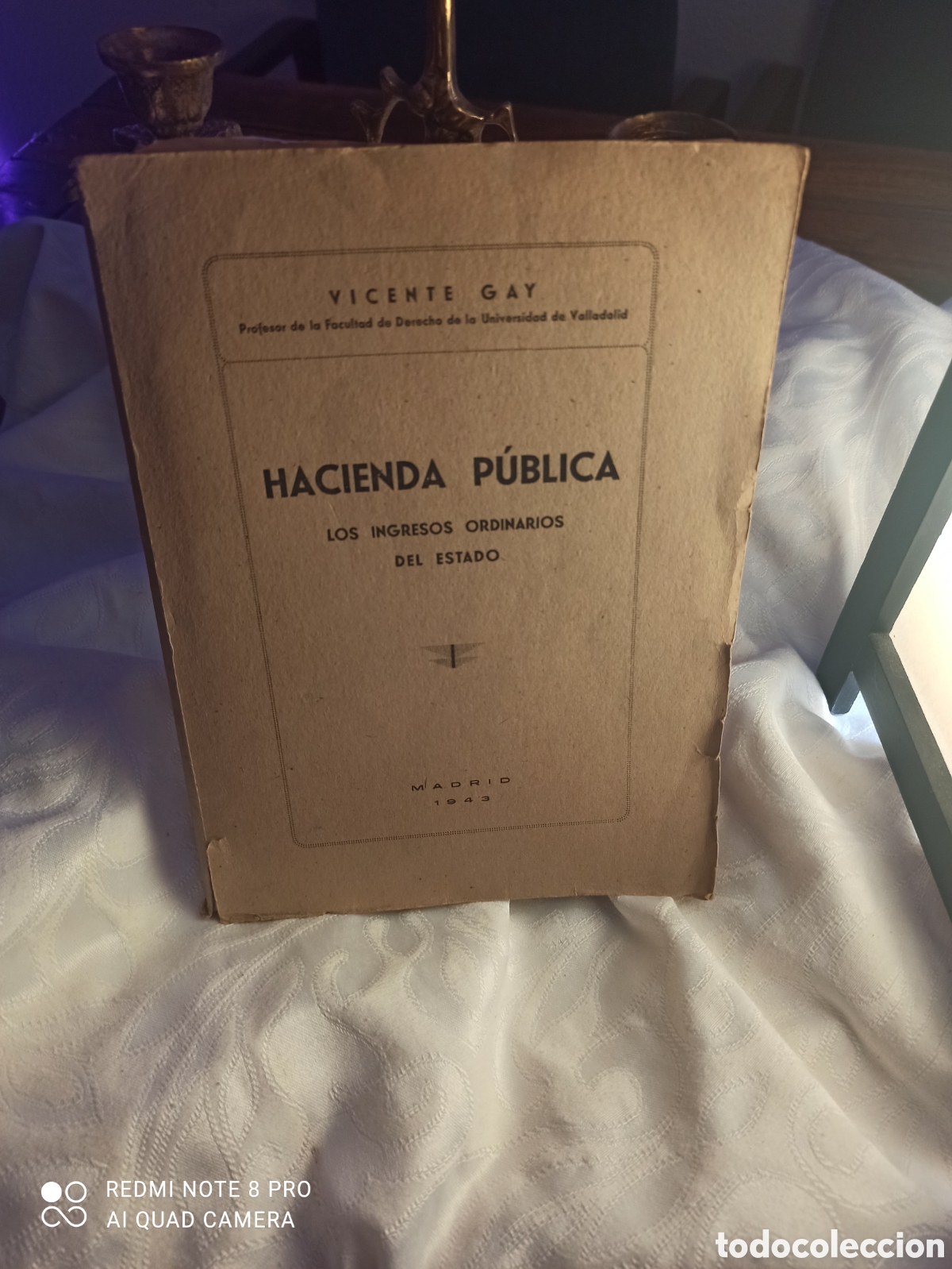Libros de segunda mano: LIBRO,HACIENDA PUBLICA, Madrid 1943. - Foto 1