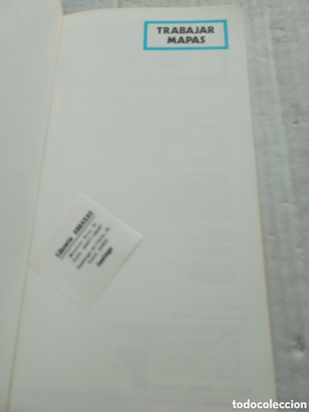 Libros de segunda mano: TRABAJAR MAPAS/VVAA - Foto 2