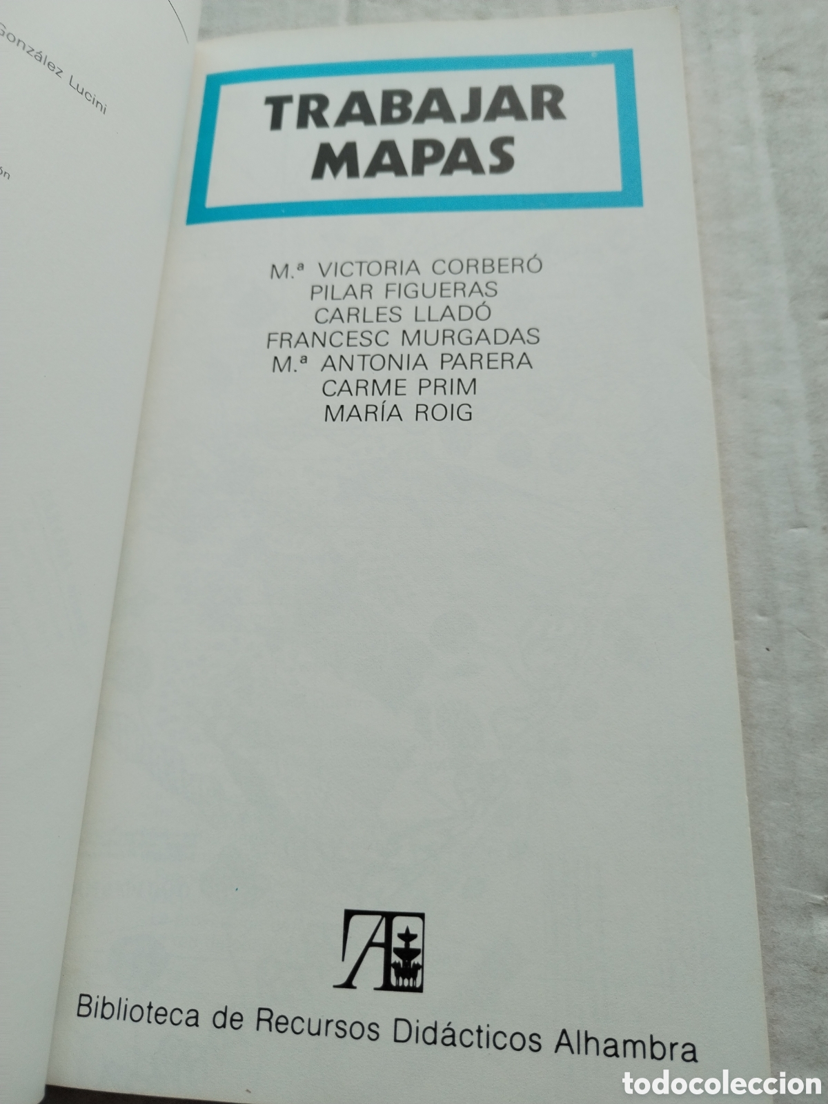 Libros de segunda mano: TRABAJAR MAPAS/VVAA - Foto 3