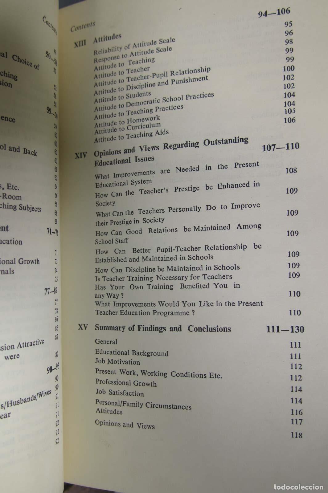 Libros de segunda mano: DIFERENCES BETWEEN EFFECTIVE AND INEFFECTIVE TEACHERS. ARORA - Foto 4