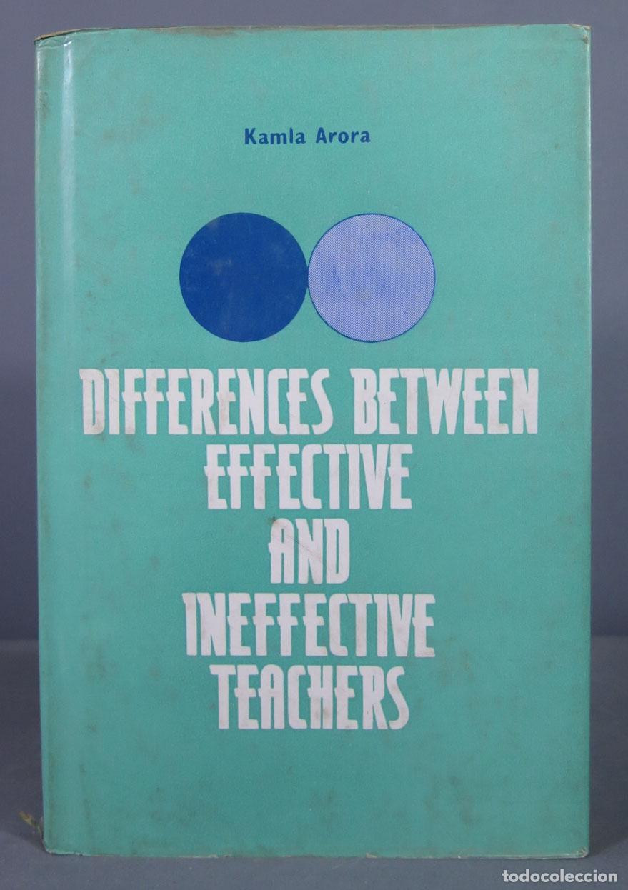 Libros de segunda mano: DIFERENCES BETWEEN EFFECTIVE AND INEFFECTIVE TEACHERS. ARORA - Foto 1