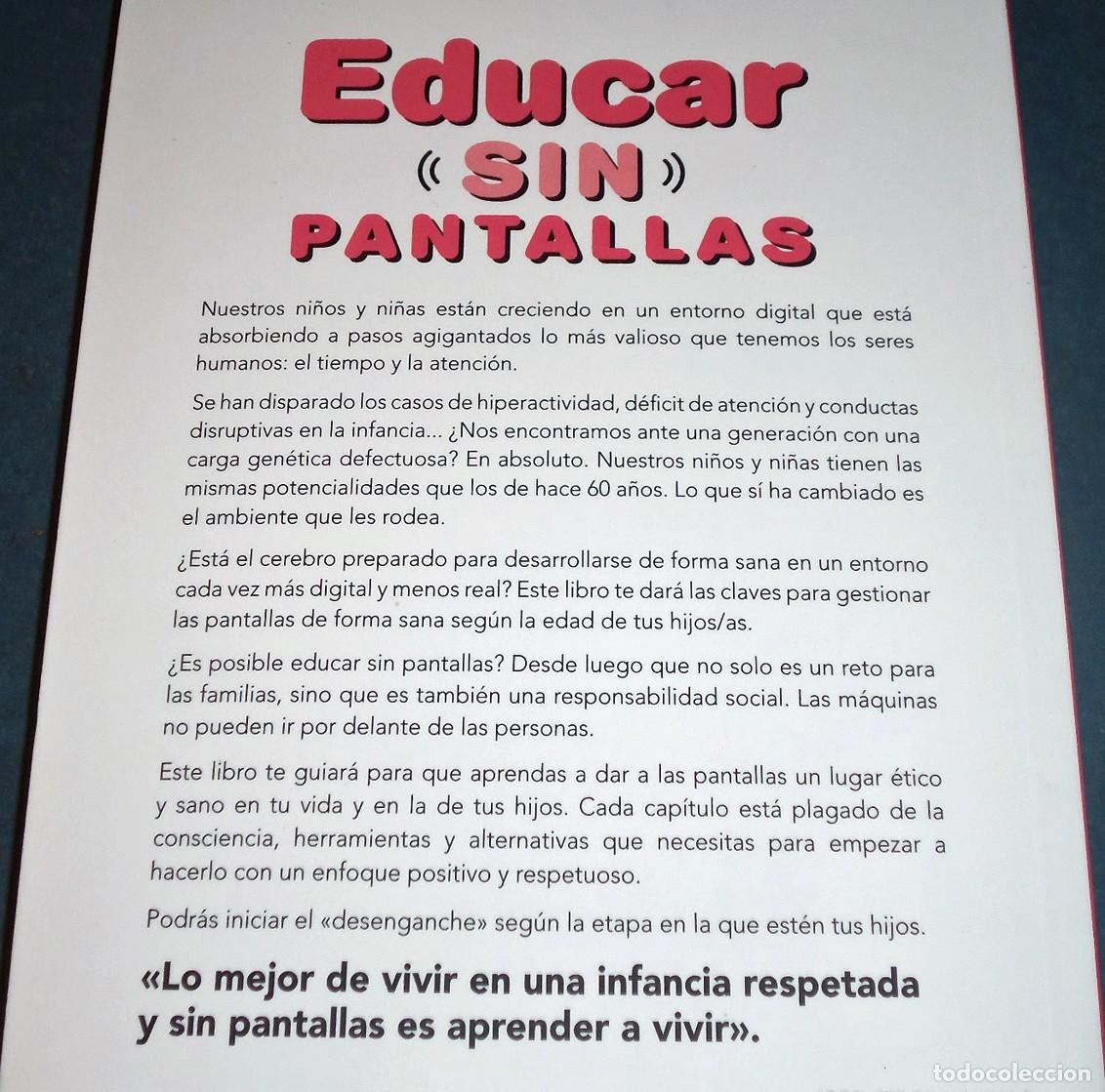 libro ”educar sin pantallas”, de marta prada - Buy Used books about  pedagogy on todocoleccion