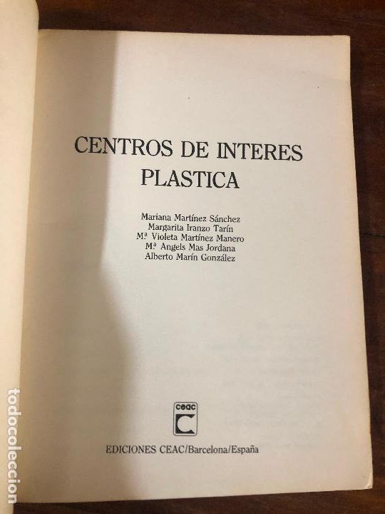 Libros de segunda mano: Centros de Inter&eacute;s: Pl&aacute;stica, educaci&oacute;n preescolar / Varios 1982 - Foto 2
