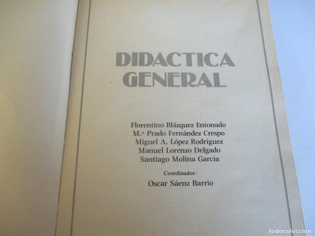 Libros de segunda mano: VV.AA. Did&aacute;ctica general W21677 - Foto 2