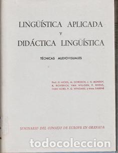 Libros de segunda mano: Ling&uuml;&iacute;stica aplicada y did&aacute;cica ling&uuml;&iacute;stica. VVAA - Foto 1