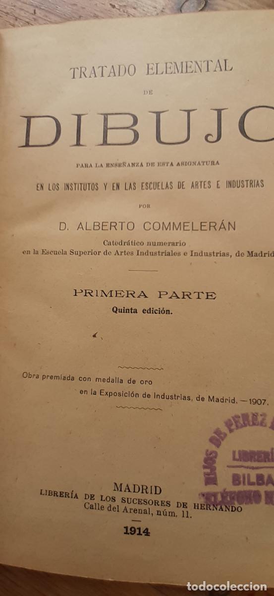 Libros de segunda mano: Tratado elemental de dibujo. - Foto 1