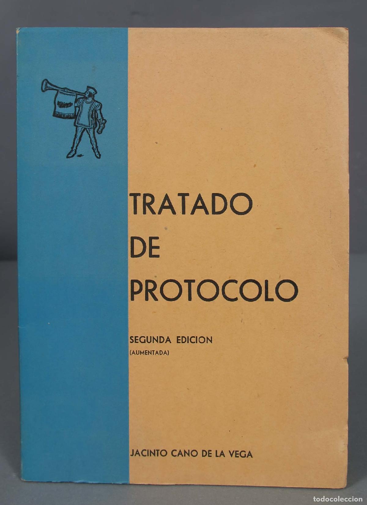 Libros de segunda mano: Tratado de Protocolo. Cano de la Vega - Foto 1