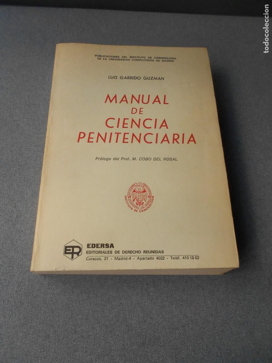 Libros de segunda mano: MANUAL DE CIENCIA PENITENCIARIA - Foto 1