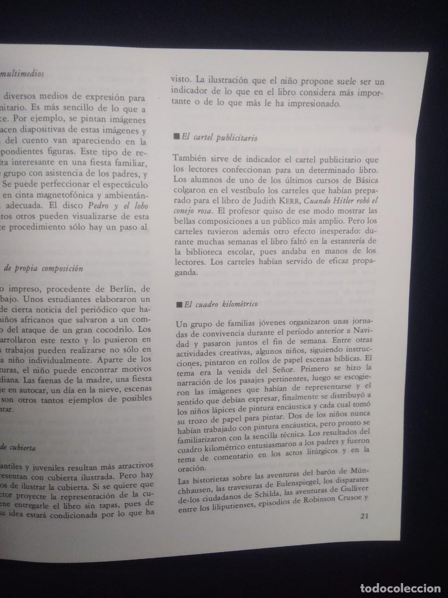 Libros de segunda mano: Libro El ni&ntilde;o y los libros como despertar una aficion Ediciones SM - Foto 7