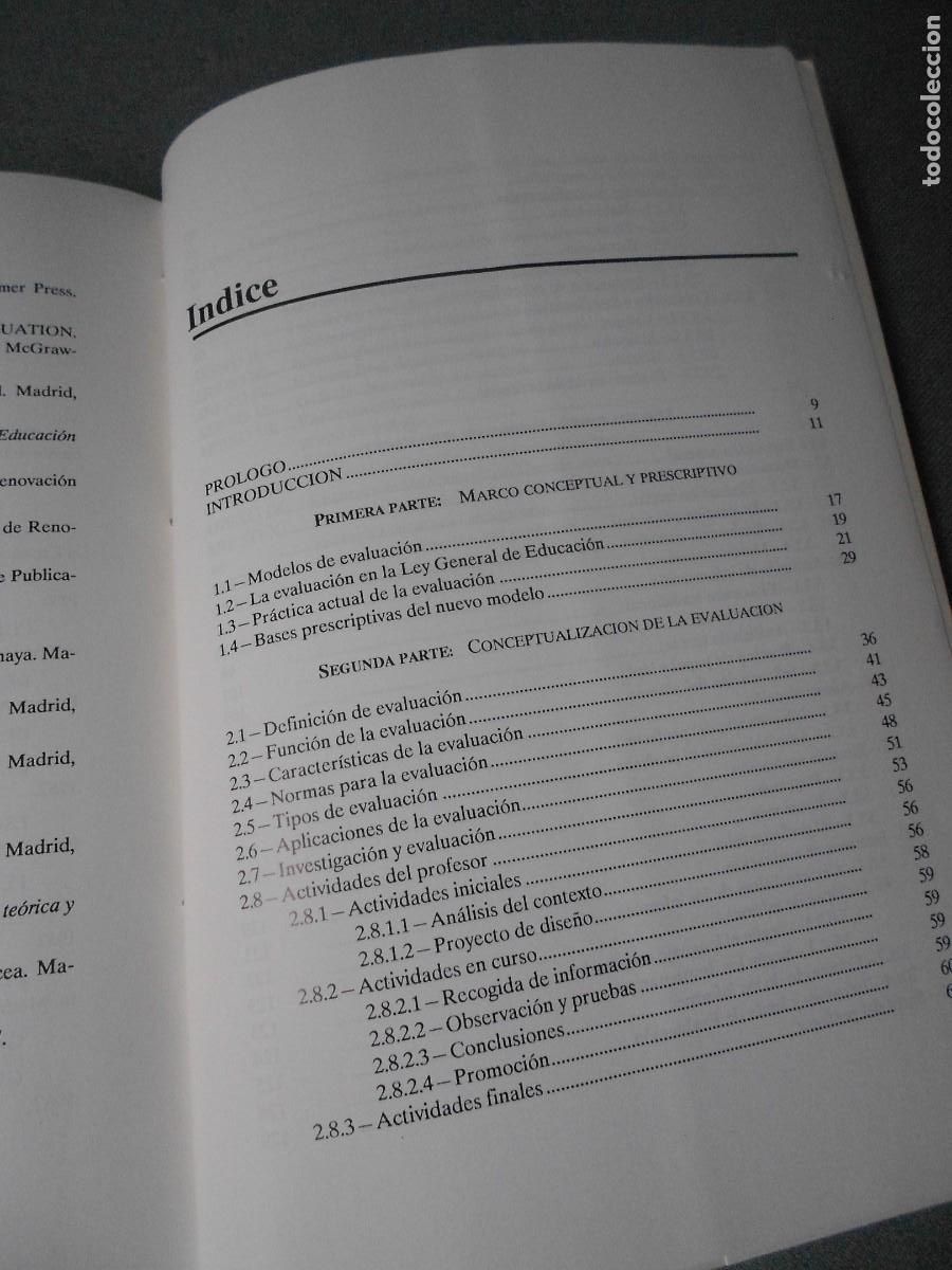Libros de segunda mano: EVALUACION EDUCATIVA - Foto 4