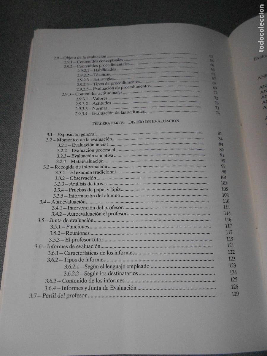 Libros de segunda mano: EVALUACION EDUCATIVA - Foto 5