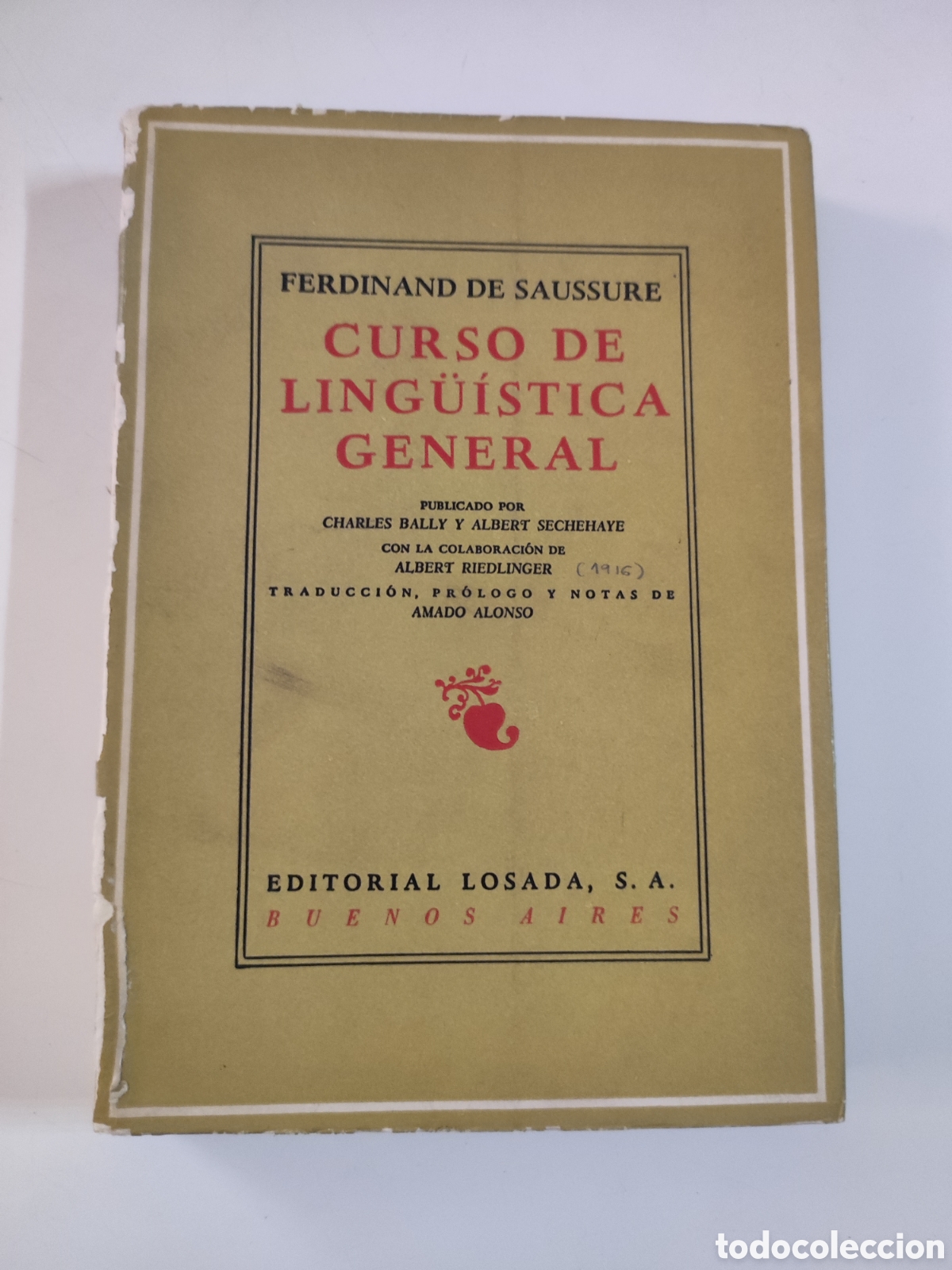 Libros de segunda mano: CURSO DE LINGUISTICA GENERAL .- F de Saussure - Foto 1