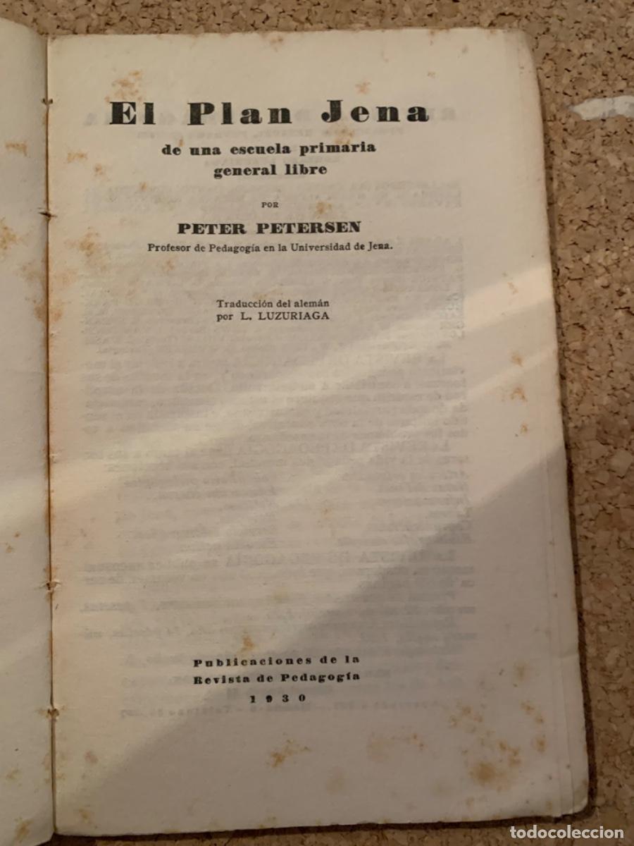 Libros de segunda mano: El plan Jena, la nueva educaci&oacute;n (Bols 27) - Foto 2