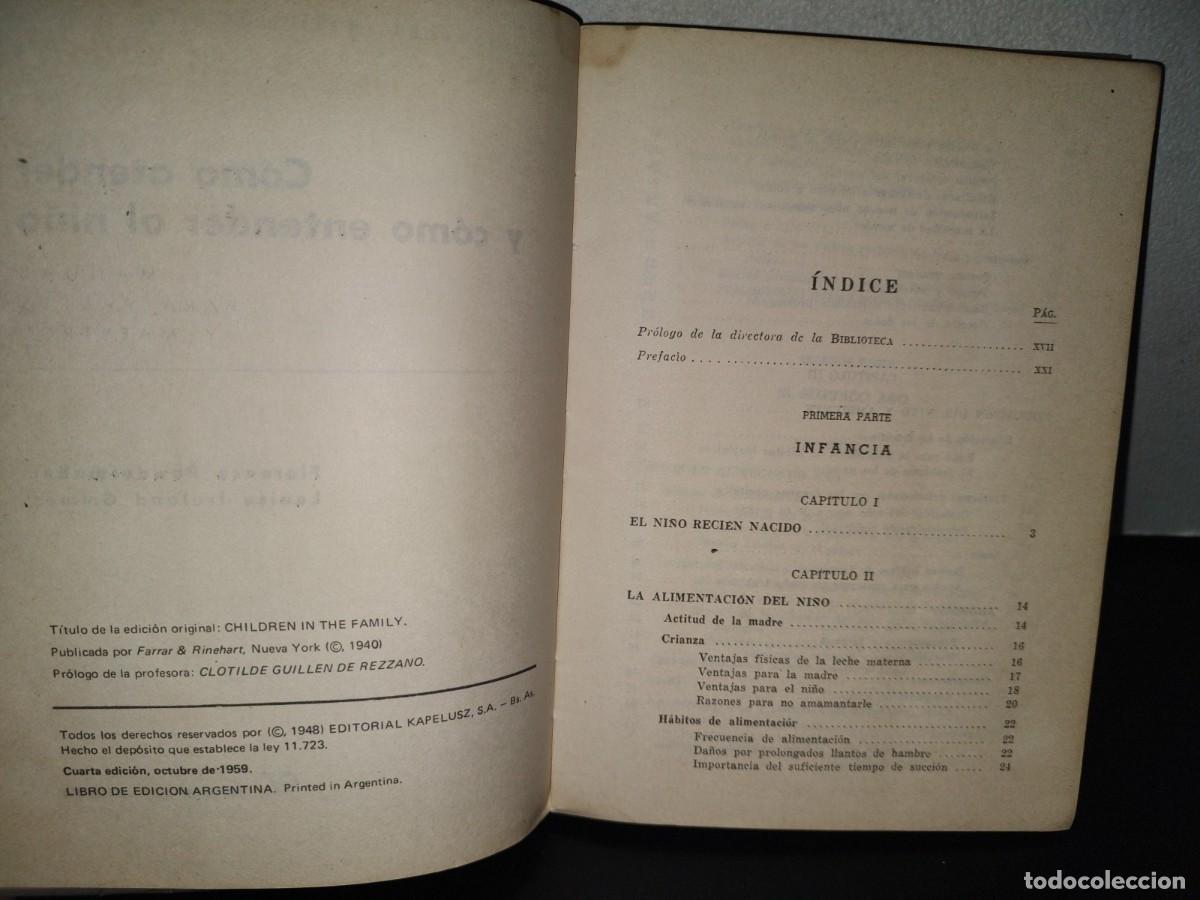 Libros de segunda mano: 85- C&Oacute;MO ATENDER Y C&Oacute;MO ENTENDER AL NI&Ntilde;O - FLORENCE POWDERMAKER - Foto 5
