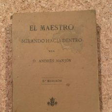 Libros de segunda mano: EL MAESTRO, MIRANDO HACIA DENTRO. (BOLS 28)