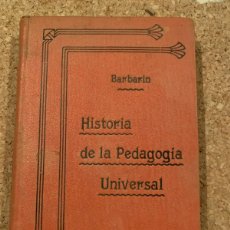Libros de segunda mano: HISTORIA DE LA PEDAGOGÍA UNIVERSAL (BOLS 28)