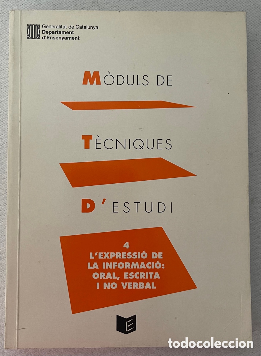 Second hand books: MODULS DE TECNIQUES D'ESTUDI. PERE ARNAIZ I PASCUAL/ TERESA-NATALIA GIL I BUSSALEU Y ETC.