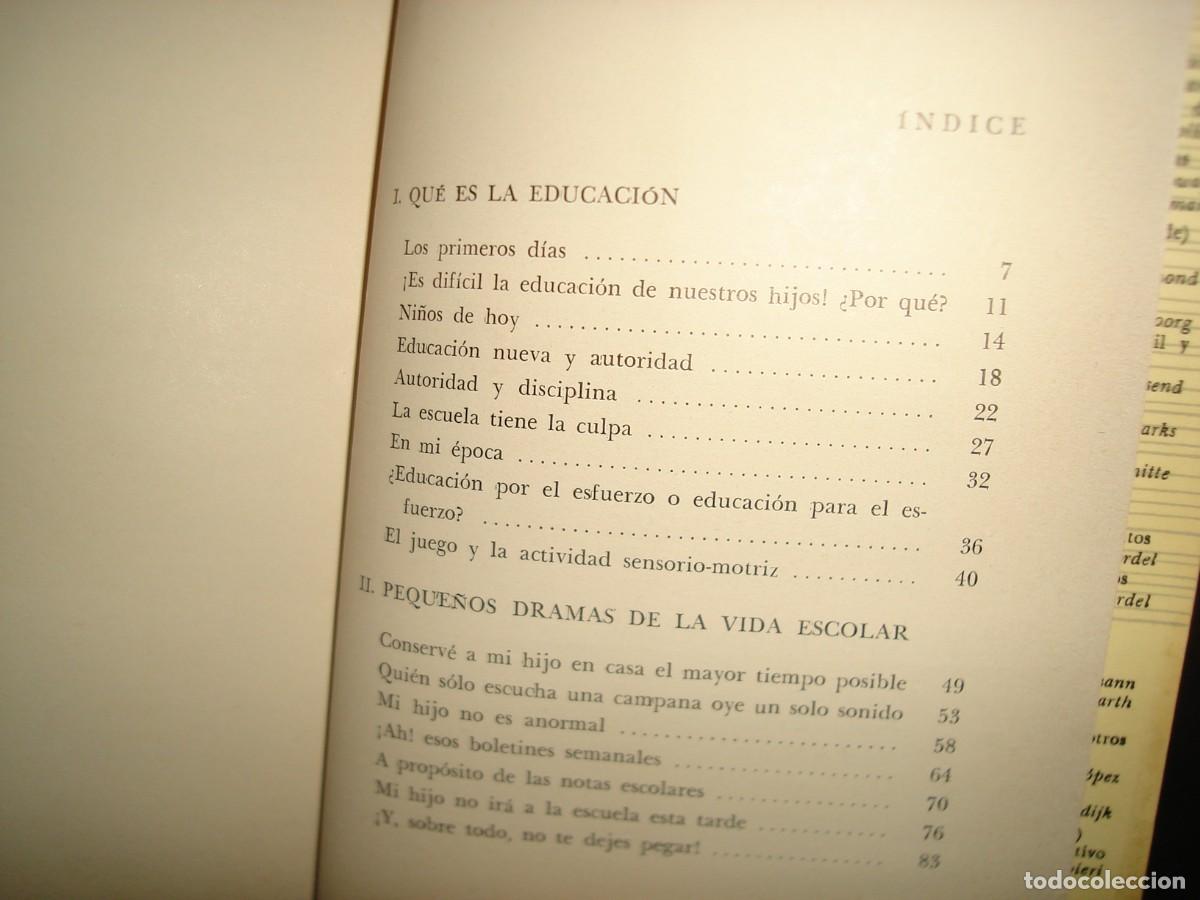 Libros de segunda mano: 4- NUESTROS HIJOS EN LA ESCUELA - ROBERT DOTTRENS - Foto 3