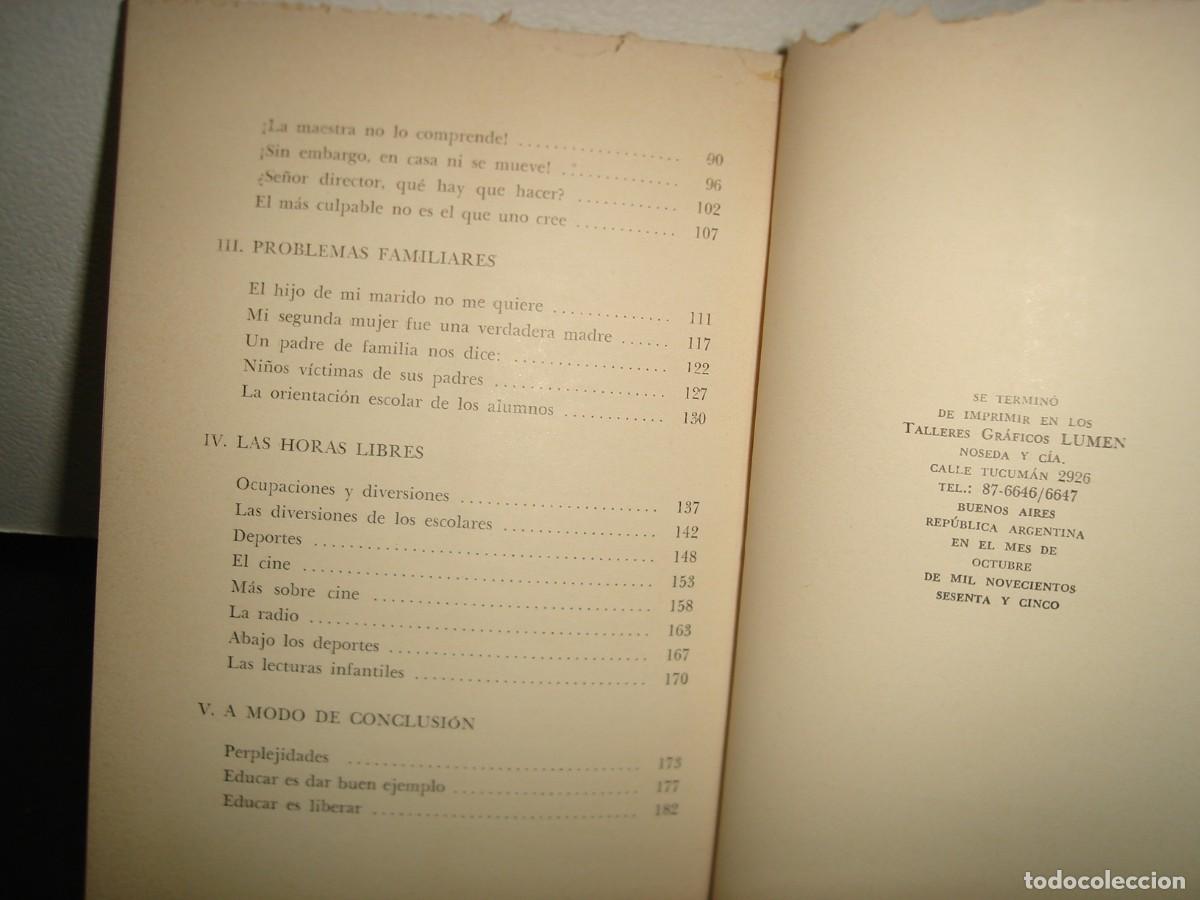 Libros de segunda mano: 4- NUESTROS HIJOS EN LA ESCUELA - ROBERT DOTTRENS - Foto 4