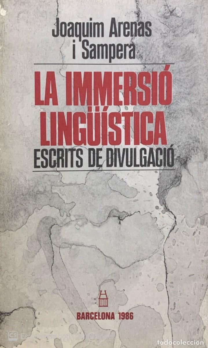Libros de segunda mano: LA INMERSI&Oacute; LING&Uuml;&Iacute;STICA - Foto 1